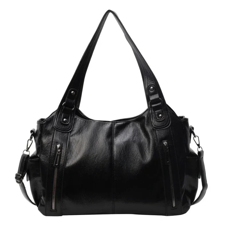 Variant image for Women's Shoulder Bag Black Medium Faux Leather-2