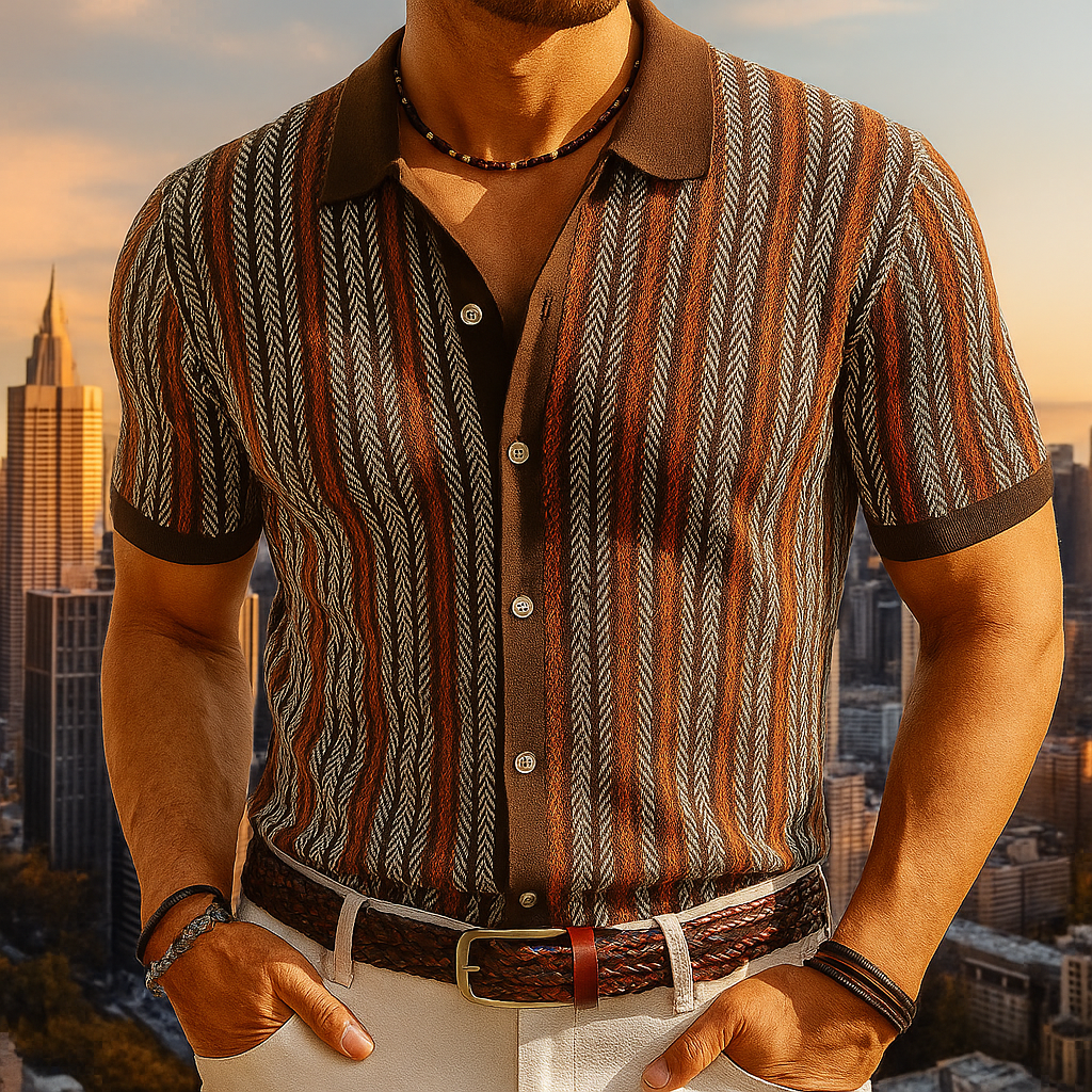 Men's Cotton Button-Down Shirt – color range view | Hensley London