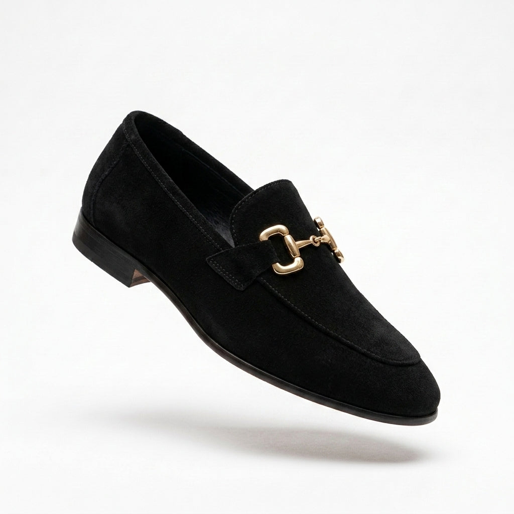 Men's Genuine Leather Loafers – lifestyle view | Hensley London