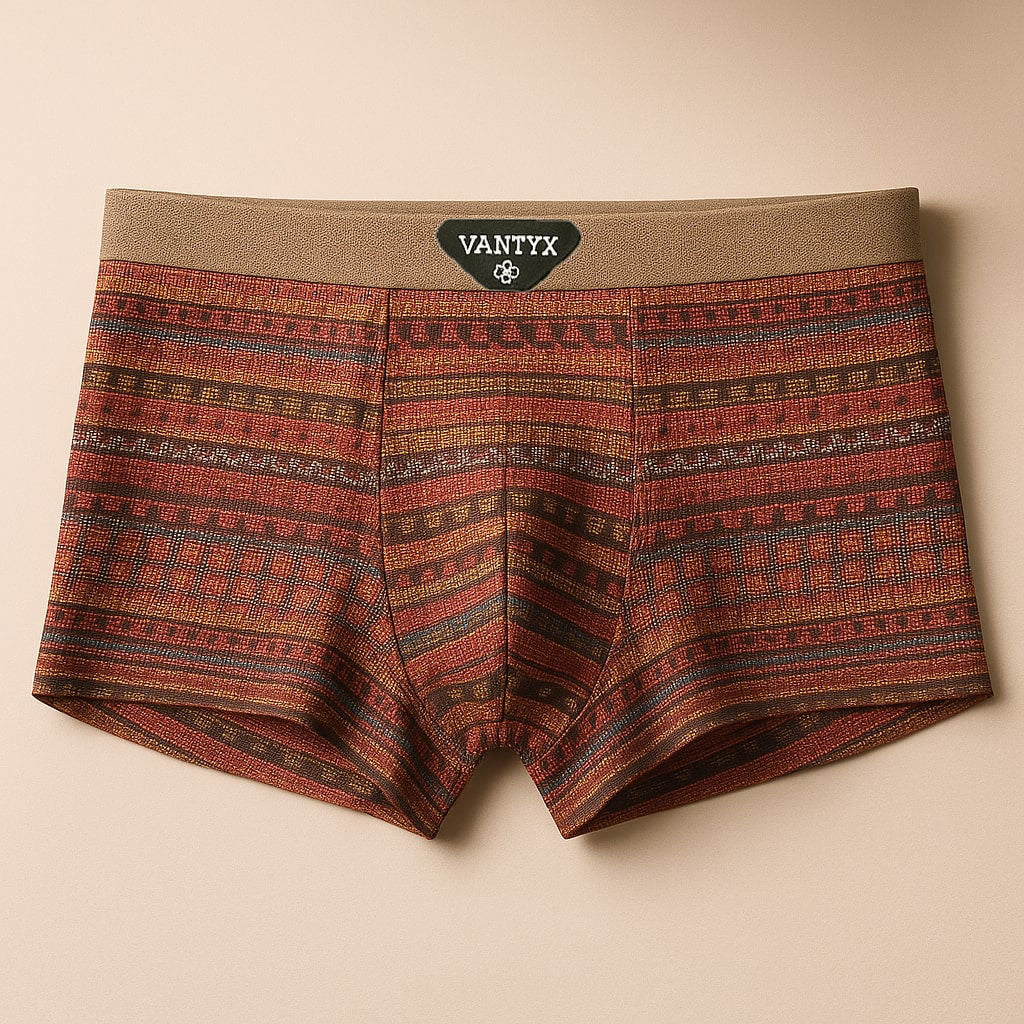 Men's Cotton Trunk Boxers - detail view | Hensley London