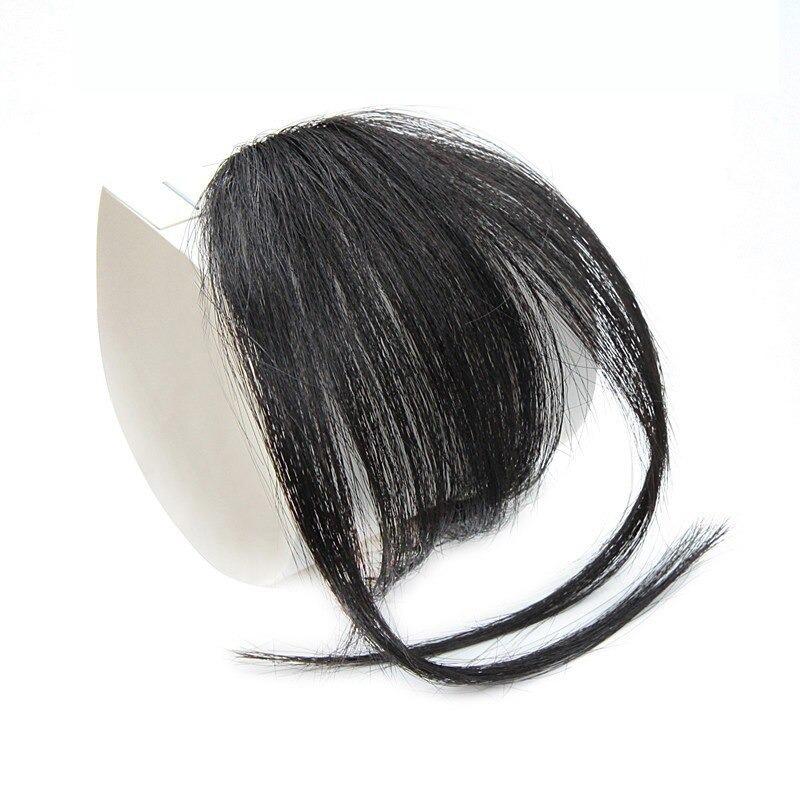 Clip-In Wispy Bangs Hair Extensions – High-Quality Synthetic Fiber, 6-Inch Length 11