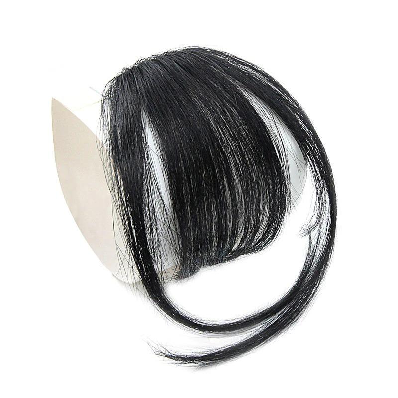 Clip-In Wispy Bangs Hair Extensions – High-Quality Synthetic Fiber, 6-Inch Length 4