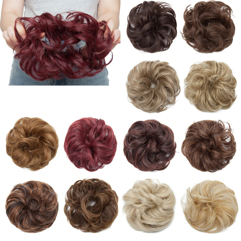 Curly Messy Bun Hair Wig Scrunchie Ponytail Extensions – Effortless Styling in Seconds 3