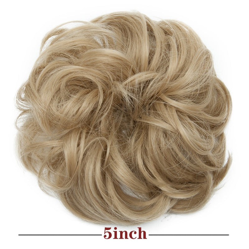 Curly Messy Bun Hair Wig Scrunchie Ponytail Extensions – Effortless Styling in Seconds 6