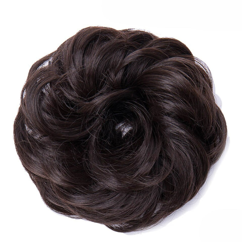 Curly Messy Bun Hair Wig Scrunchie Ponytail Extensions – Effortless Styling in Seconds 8