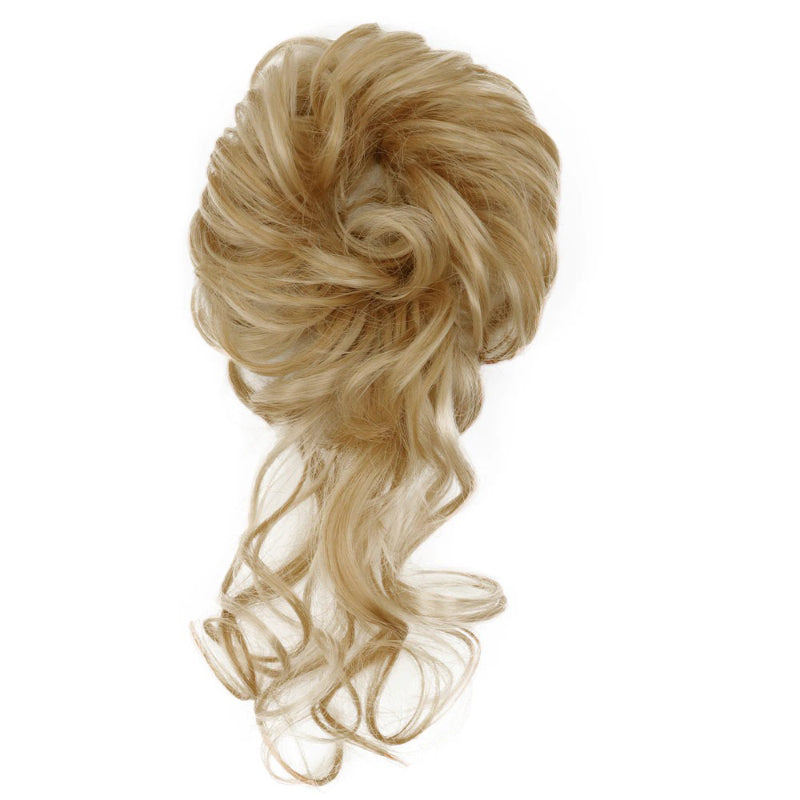 Curly Messy Hair Bun Scrunchie Extension - Easy-to-Use Hair Accessory for Instant Volume and Length 22