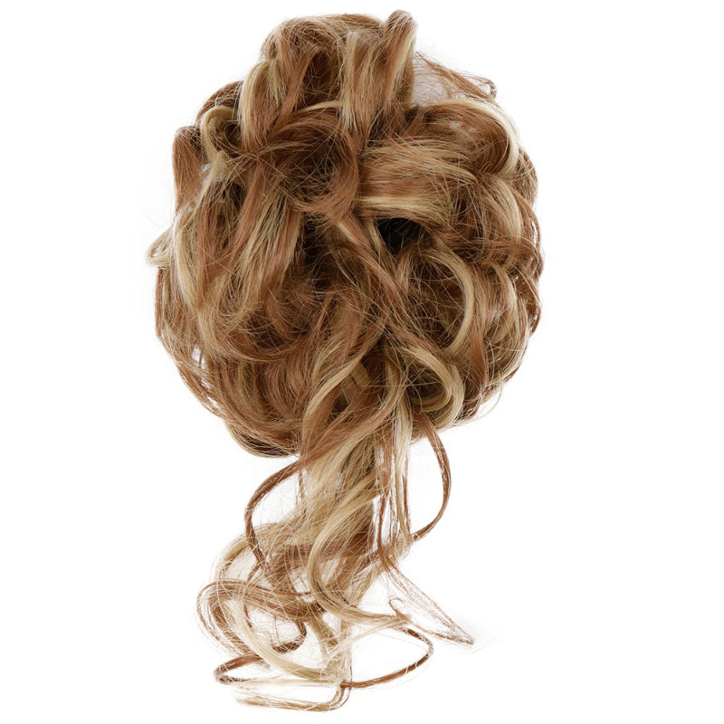 Curly Messy Hair Bun Scrunchie Extension - Easy-to-Use Hair Accessory for Instant Volume and Length 26