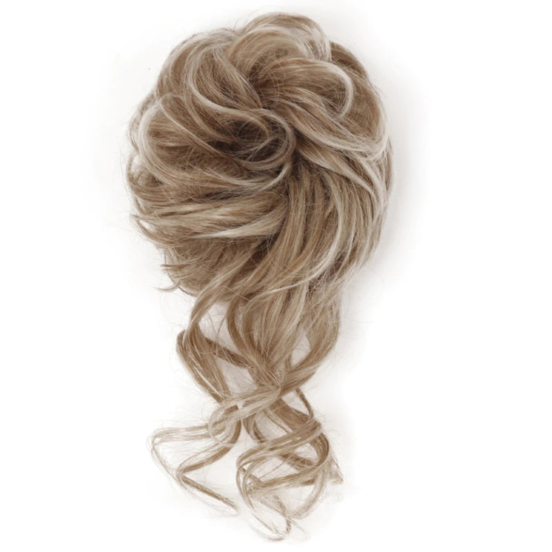 Curly Messy Hair Bun Scrunchie Extension Wig – Effortless Hair Accessory for Chic Style 10