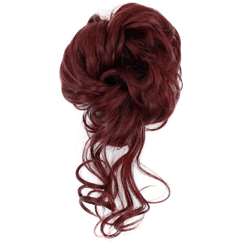 Curly Messy Hair Bun Scrunchie Extension Wig – Effortless Hair Accessory for Chic Style 11