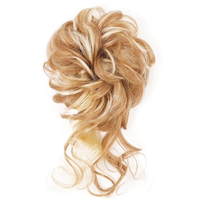 Curly Messy Hair Bun Scrunchie Extension Wig – Effortless Hair Accessory for Chic Style 14