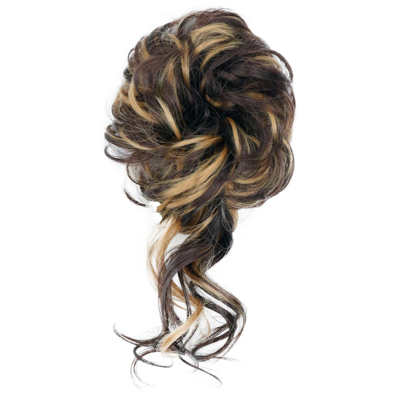 Curly Messy Hair Bun Scrunchie Extension Wig – Effortless Hair Accessory for Chic Style 16