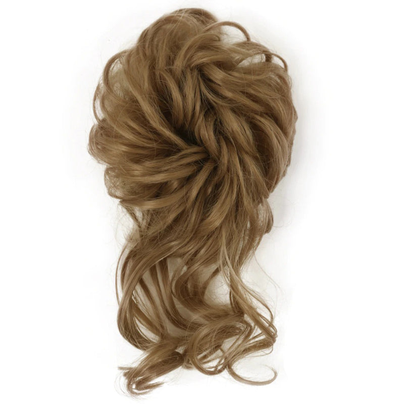 Curly Messy Hair Bun Scrunchie Extension Wig – Effortless Hair Accessory for Chic Style 22