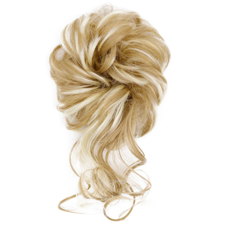 Curly Messy Hair Bun Scrunchie Extension Wig – Effortless Hair Accessory for Chic Style 25