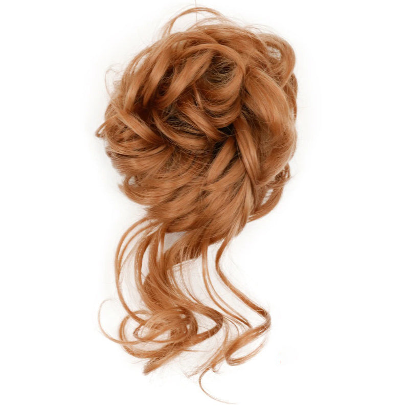 Curly Messy Hair Bun Scrunchie Extension Wig – Effortless Hair Accessory for Chic Style 26