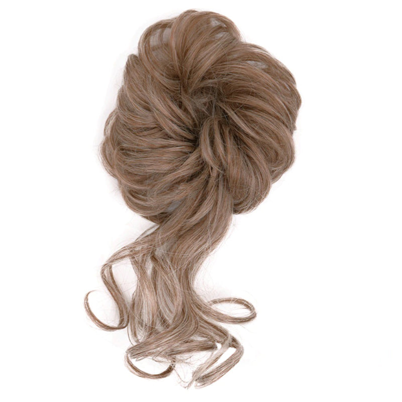 Curly Messy Hair Bun Scrunchie Extension Wig – Effortless Hair Accessory for Chic Style 27