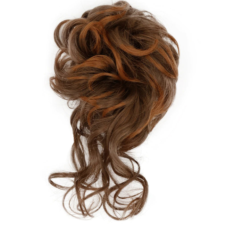 Curly Messy Hair Bun Scrunchie Extension Wig – Effortless Hair Accessory for Chic Style 31