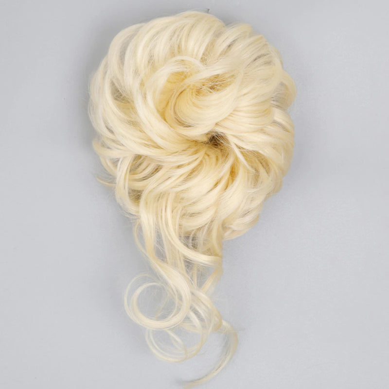Curly Messy Hair Bun Scrunchie Extension Wig – Effortless Hair Accessory for Chic Style 34