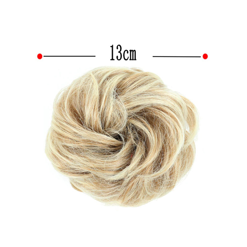 Curly Messy Hair Bun Scrunchie Extension Wig – Effortless Hair Accessory for Chic Style 4