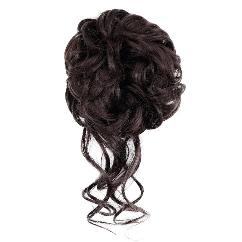Curly Messy Hair Bun Scrunchie Extension Wig – Effortless Hair Accessory for Chic Style 5