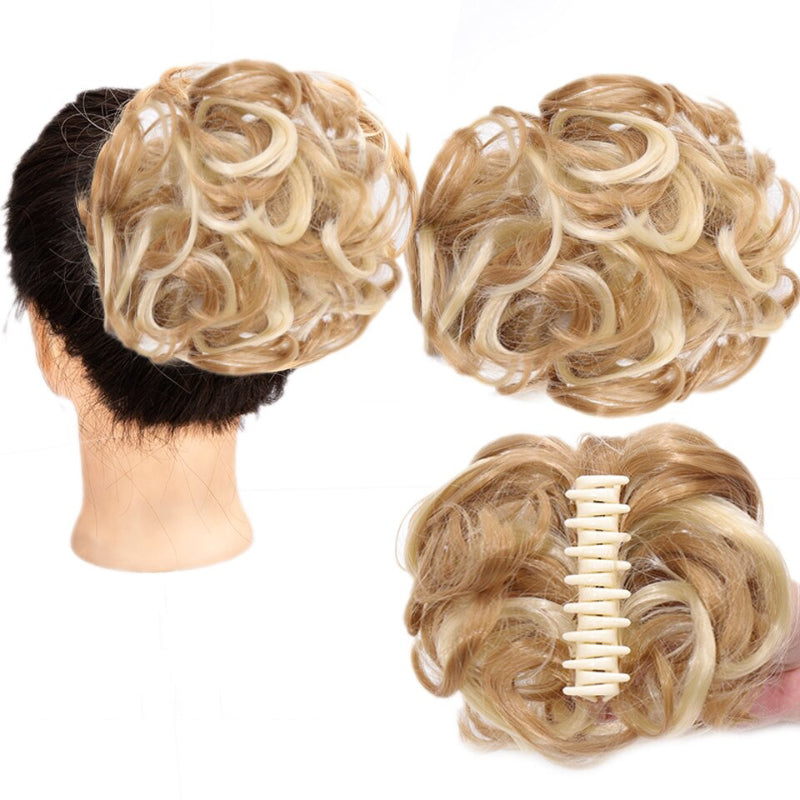 Curly Messy Ponytail Claw Clip-in Hair Bun Extension – Lightweight and Easy to Use 11
