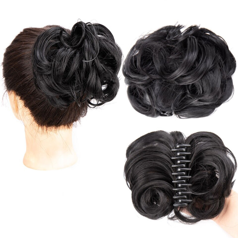 Curly Messy Ponytail Claw Clip-in Hair Bun Extension – Lightweight and Easy to Use 13