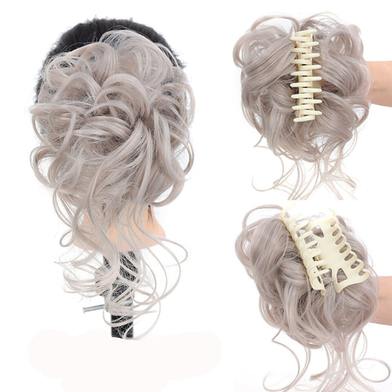 Curly Messy Ponytail Claw Clip-in Hair Bun Extension – Lightweight and Easy to Use 14