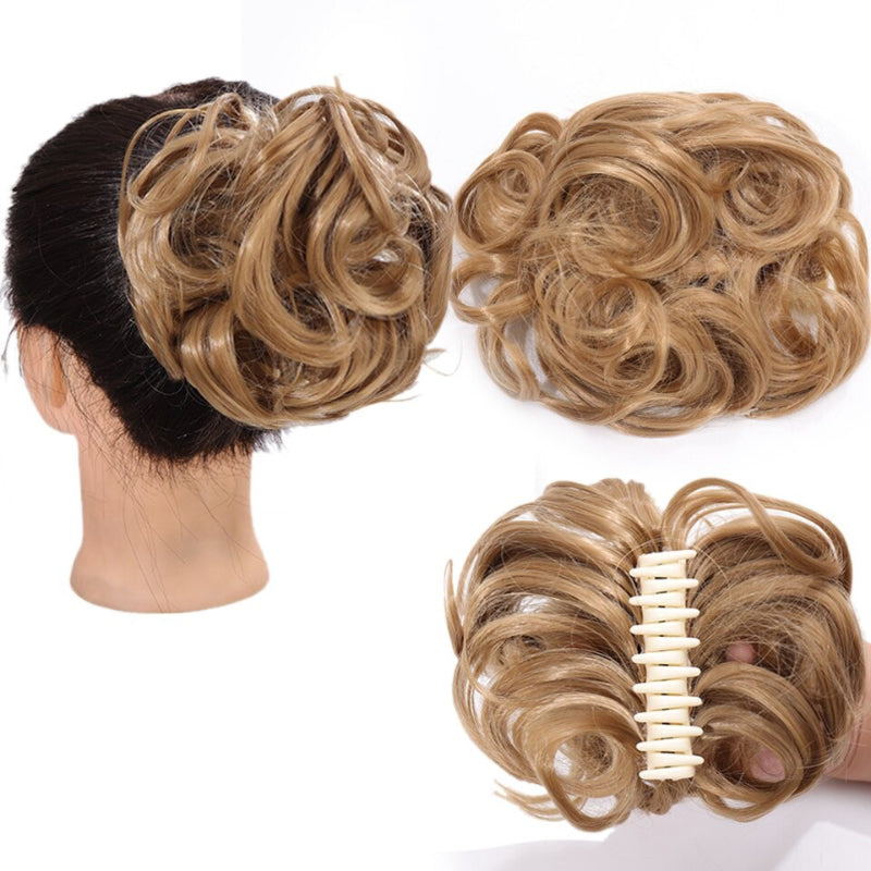 Curly Messy Ponytail Claw Clip-in Hair Bun Extension – Lightweight and Easy to Use 16