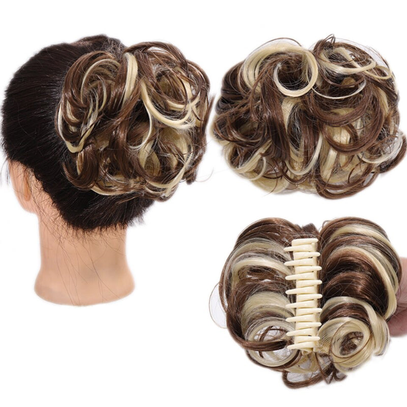 Curly Messy Ponytail Claw Clip-in Hair Bun Extension – Lightweight and Easy to Use 18