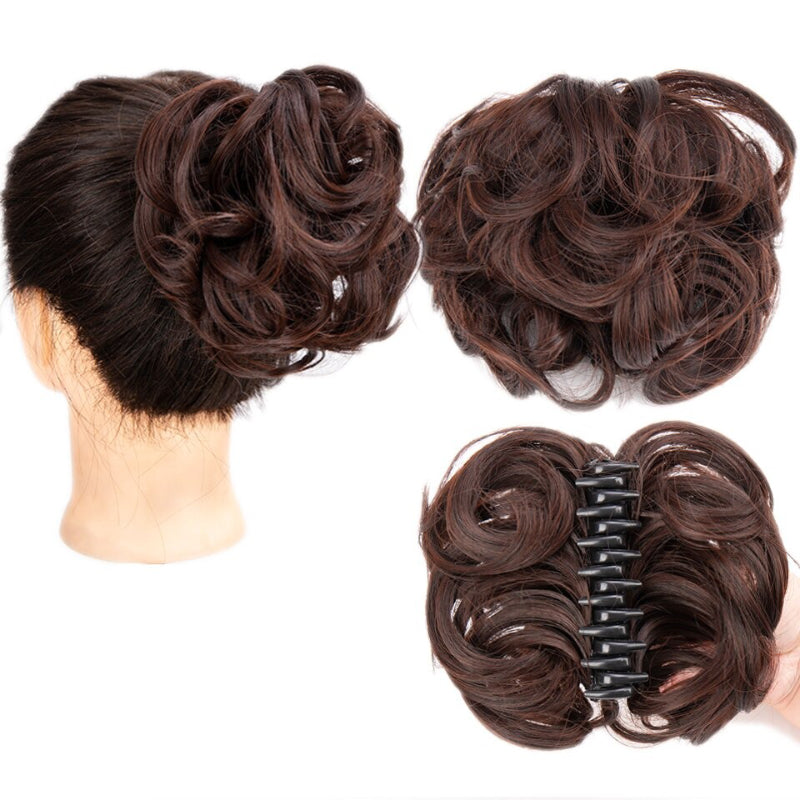 Curly Messy Ponytail Claw Clip-in Hair Bun Extension – Lightweight and Easy to Use 21