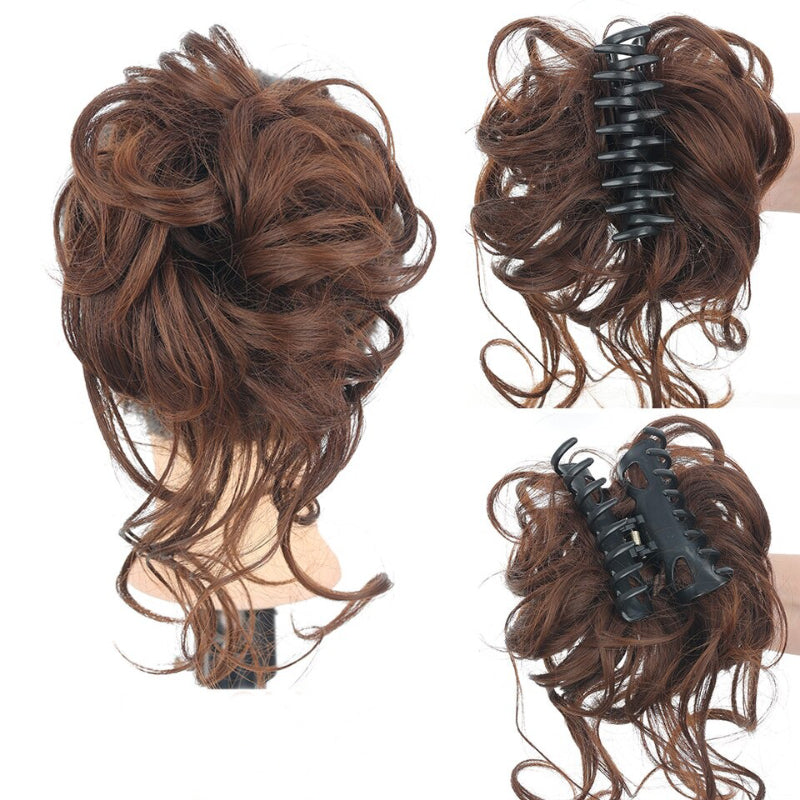 Curly Messy Ponytail Claw Clip-in Hair Bun Extension – Lightweight and Easy to Use 22