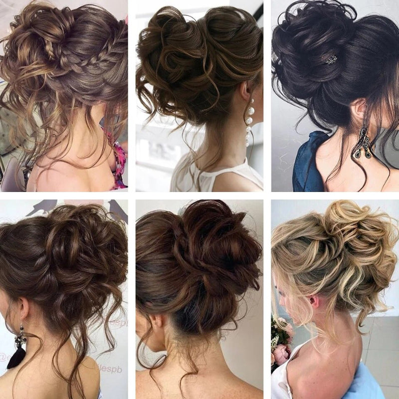 Curly Messy Ponytail Claw Clip-in Hair Bun Extension – Lightweight and Easy to Use 4