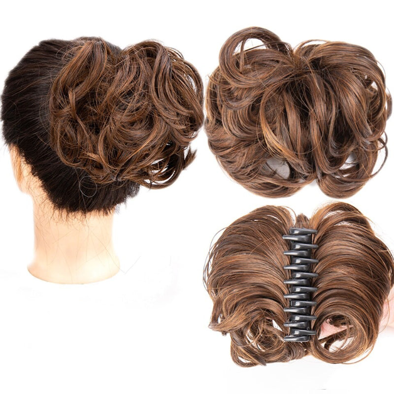 Curly Messy Ponytail Claw Clip-in Hair Bun Extension – Lightweight and Easy to Use 9