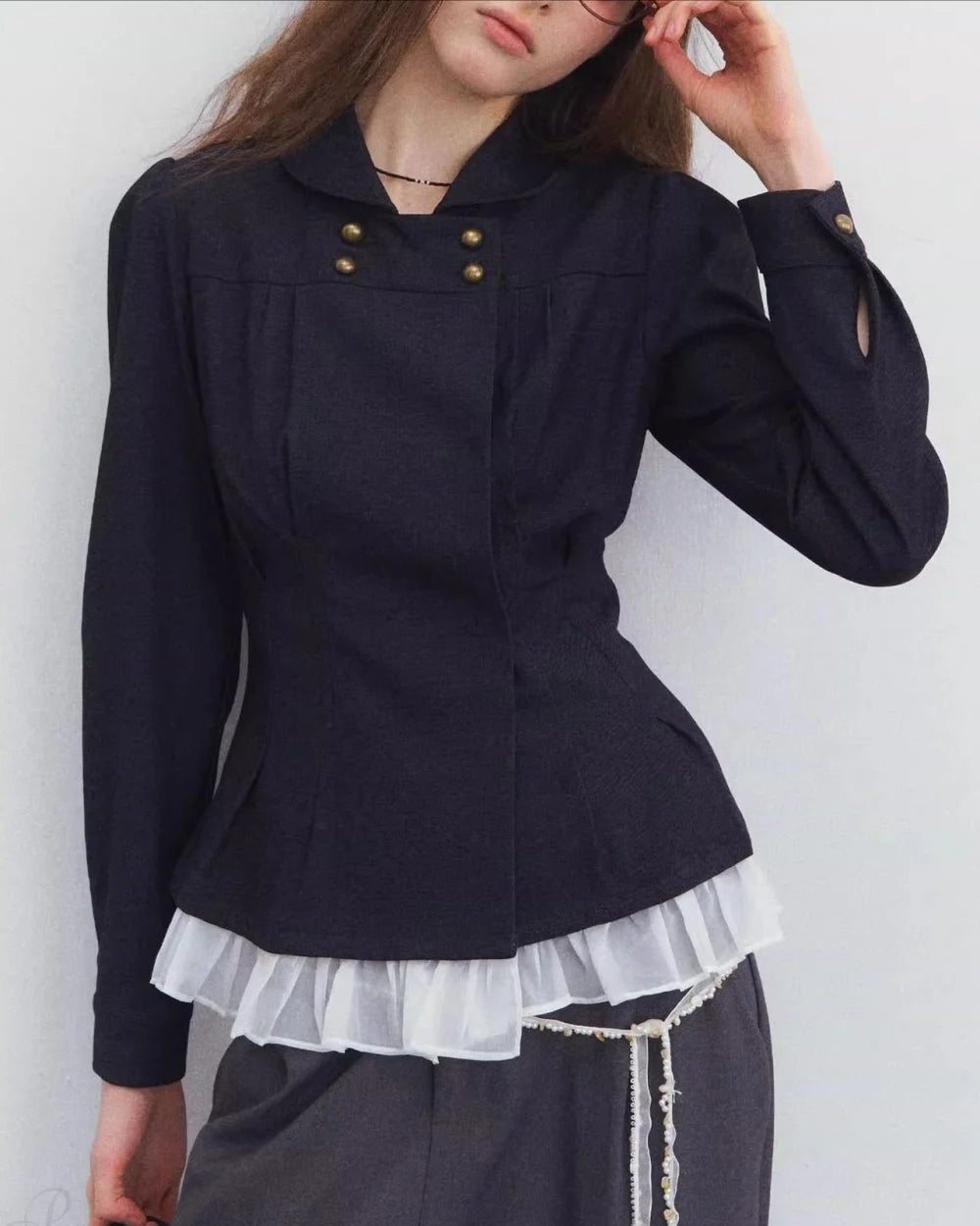 Daisy Women's Denim Jacket | Double-Breasted, Loose Fit 3