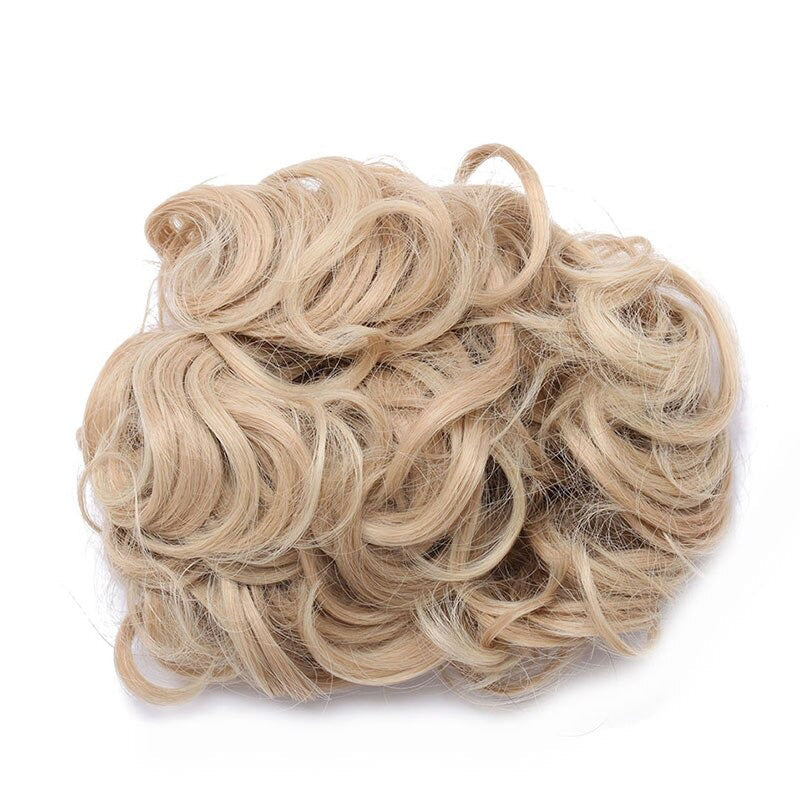 Easy Stretch Clip-in Large Curly Hair Bun Extension for Instant Volume 13