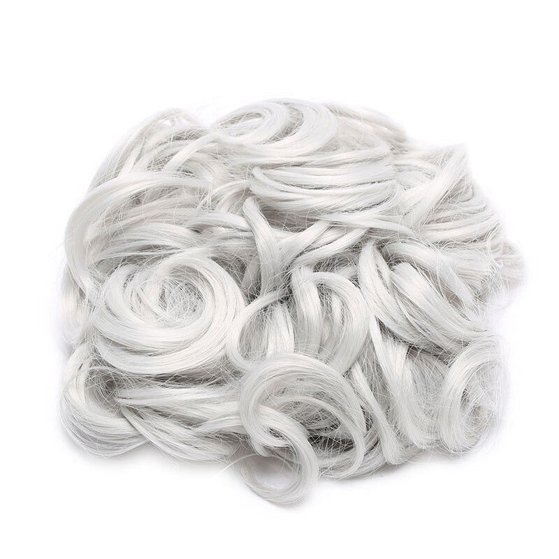 Easy Stretch Clip-in Large Curly Hair Bun Extension for Instant Volume 26