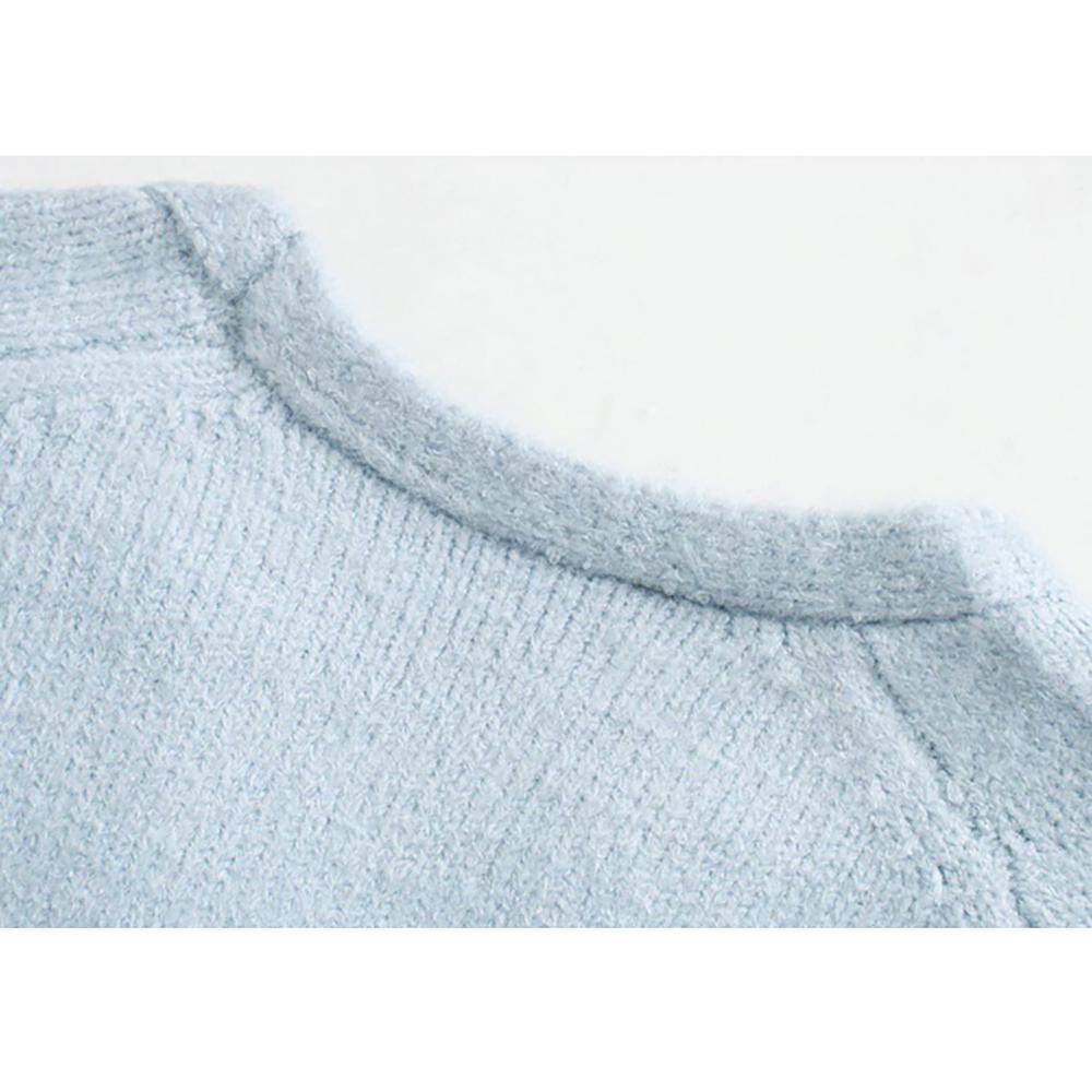 Floral Embroidered Knit Cardigan Sweater 5