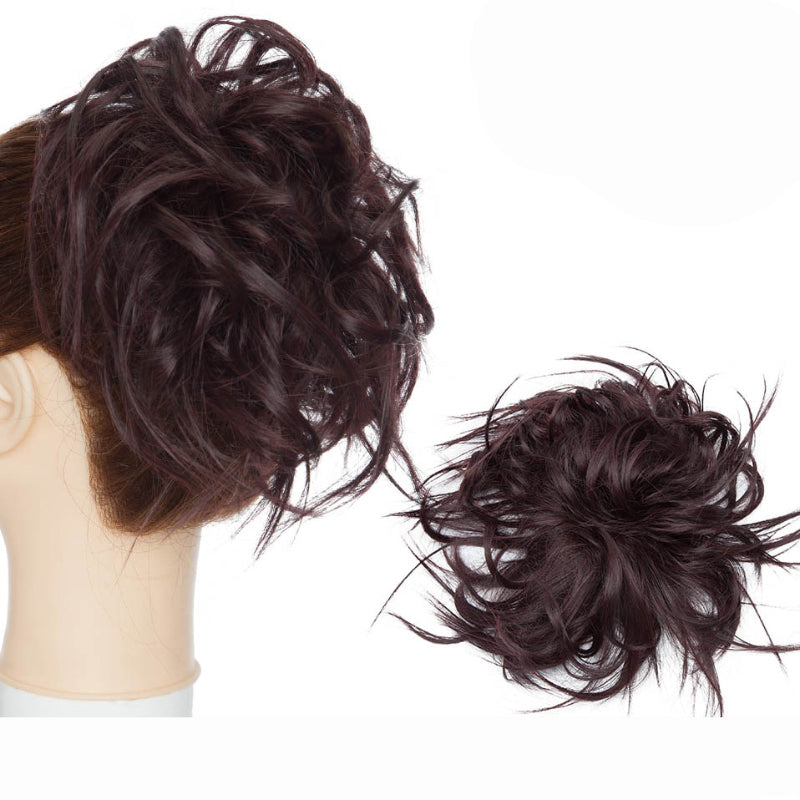 Fluffy Messy Hair Bun Extensions – Soft High-Temperature Fiber Scrunchy for Volume and Fullness – 6-7 Inches Long 11