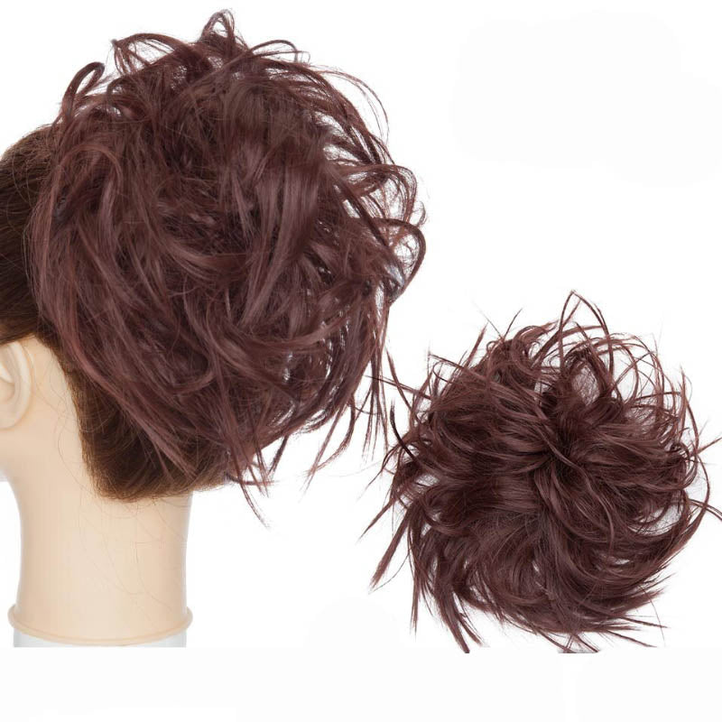 Fluffy Messy Hair Bun Extensions – Soft High-Temperature Fiber Scrunchy for Volume and Fullness – 6-7 Inches Long 13