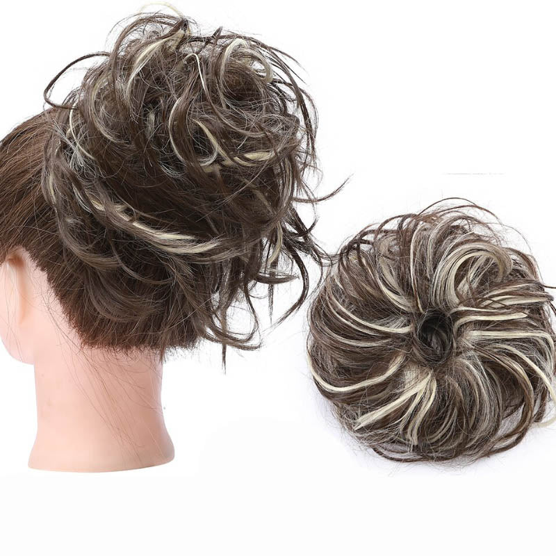Fluffy Messy Hair Bun Extensions – Soft High-Temperature Fiber Scrunchy for Volume and Fullness – 6-7 Inches Long 14