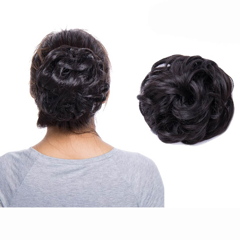 Fluffy Messy Hair Bun Extensions – Soft High-Temperature Fiber Scrunchy for Volume and Fullness – 6-7 Inches Long 8