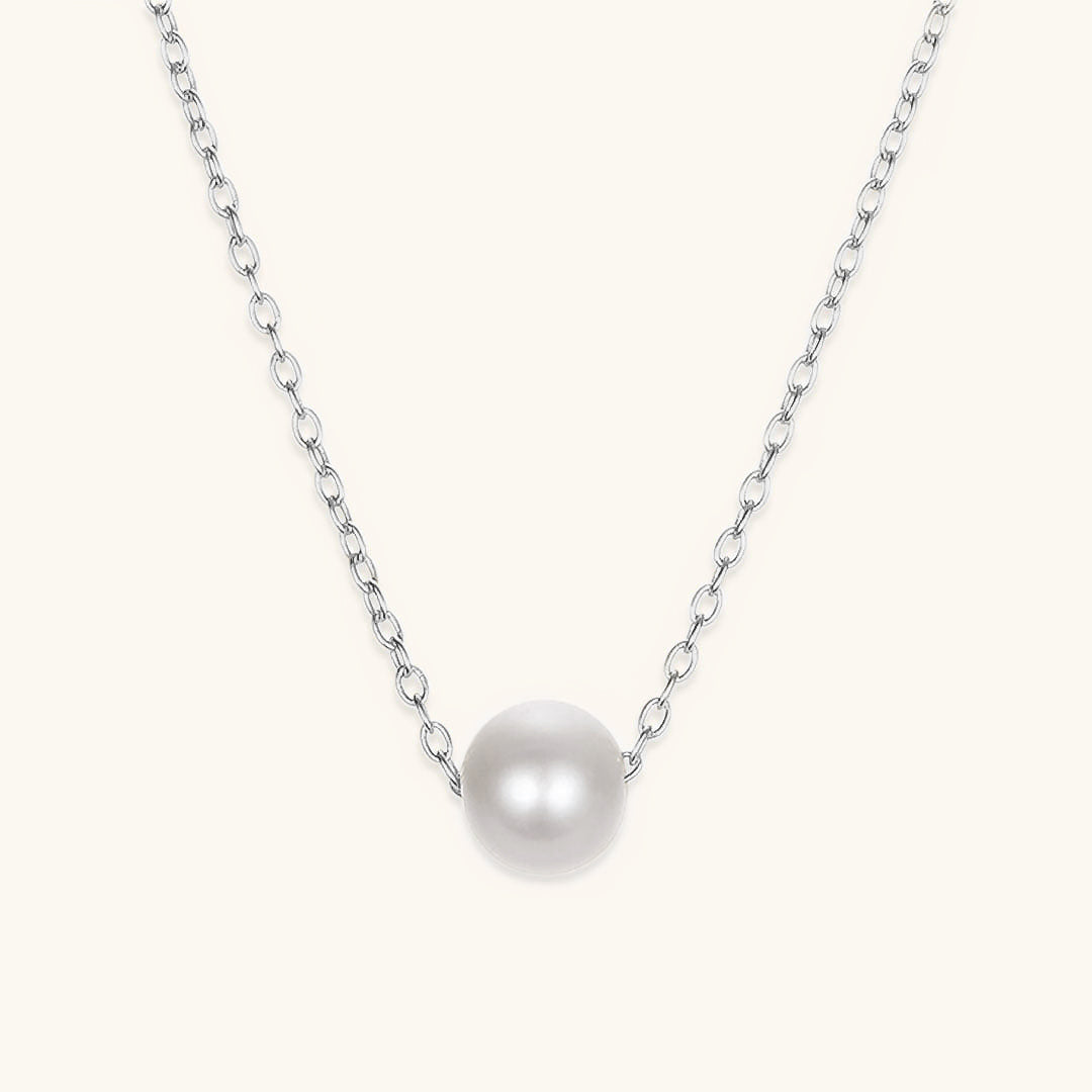 Gold Pearl Necklace for Women – 18k Gold-Plated Brass with Freshwater Pearls, Adjustable Length 17-20 Inches 3