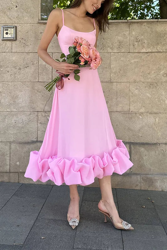 Women's Summer Dress White Lightweight Polyester-2