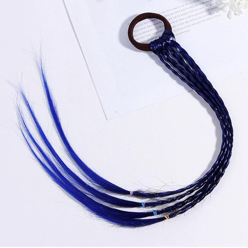Kids' Colorful Hair Bands Assorted Fiber Nylon Rubber 44cm 10