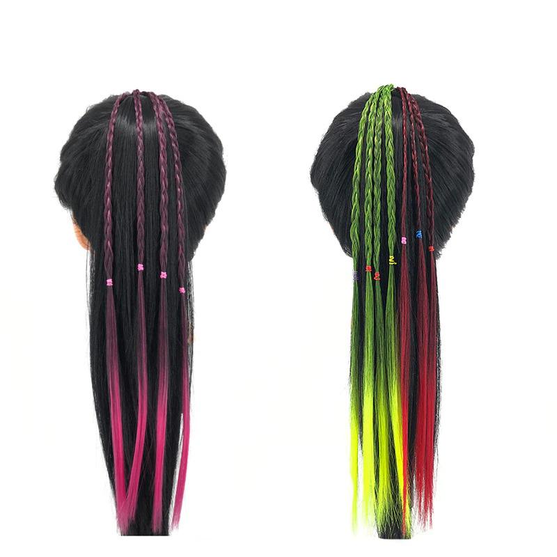 Kids' Colorful Hair Bands Assorted Fiber Nylon Rubber 44cm 4
