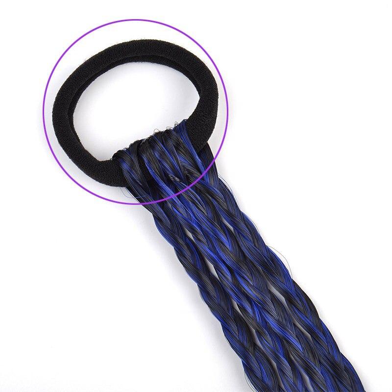 Kids' Colorful Hair Bands Assorted Fiber Nylon Rubber 44cm 5