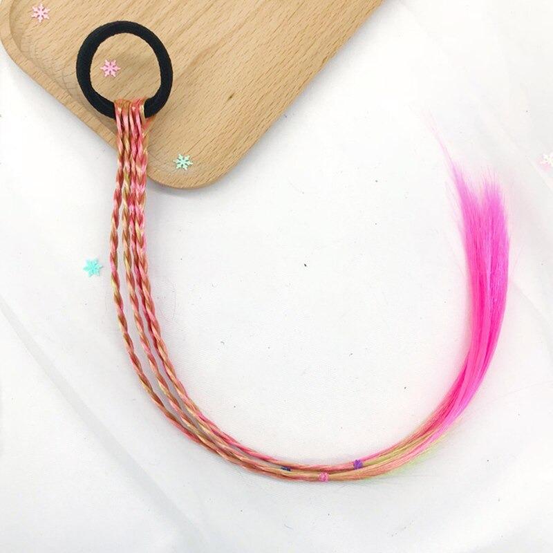 Kids' Colorful Hair Bands Assorted Fiber Nylon Rubber 44cm 7