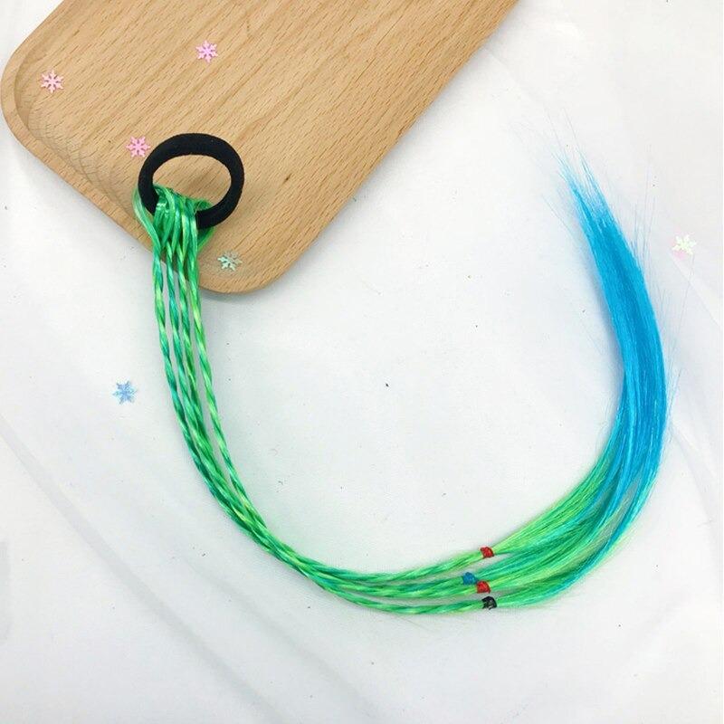 Kids' Colorful Hair Bands Assorted Fiber Nylon Rubber 44cm 9