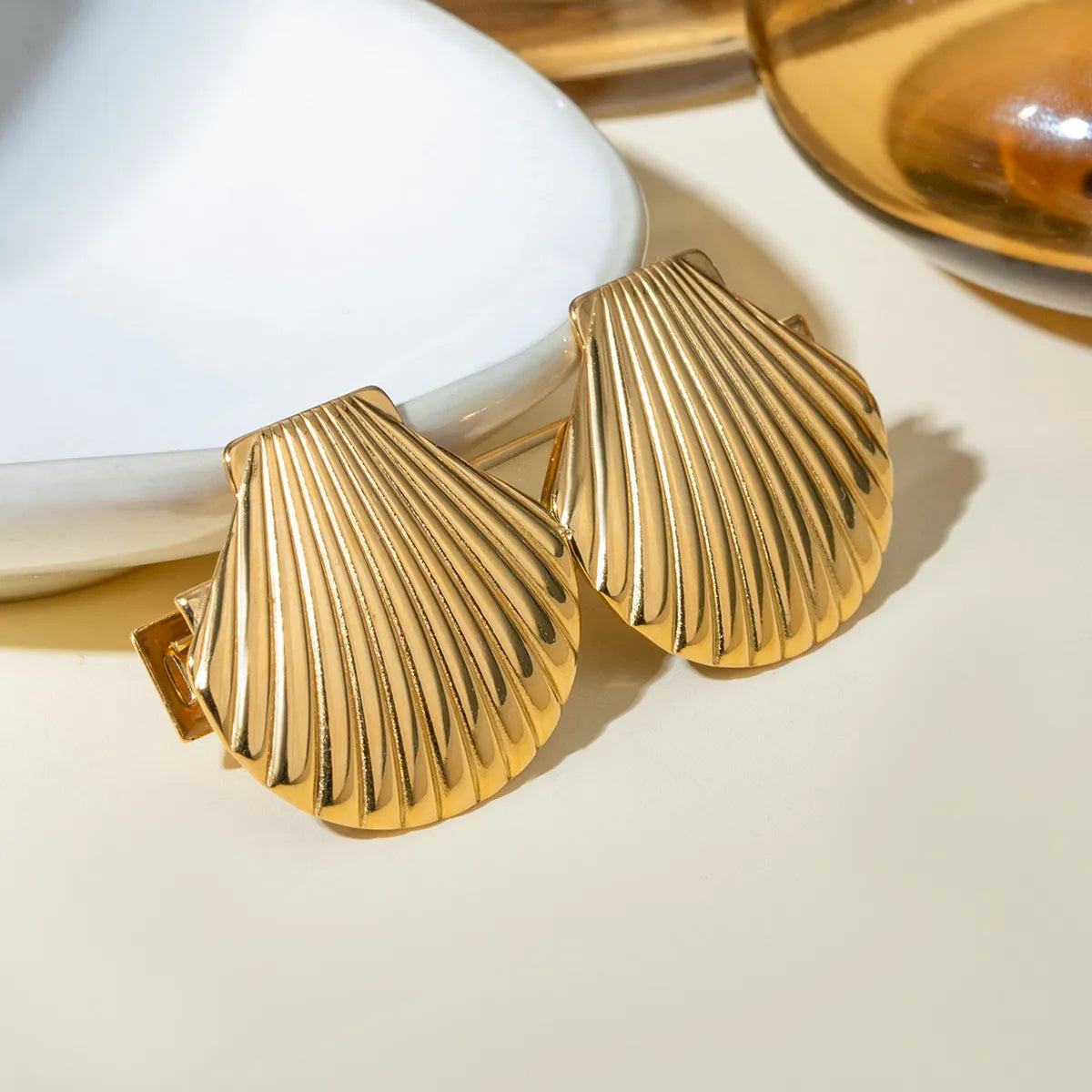 Laguna Gold Seashell Hair Clip – Waterproof, Hypoallergenic Hair Accessory 7