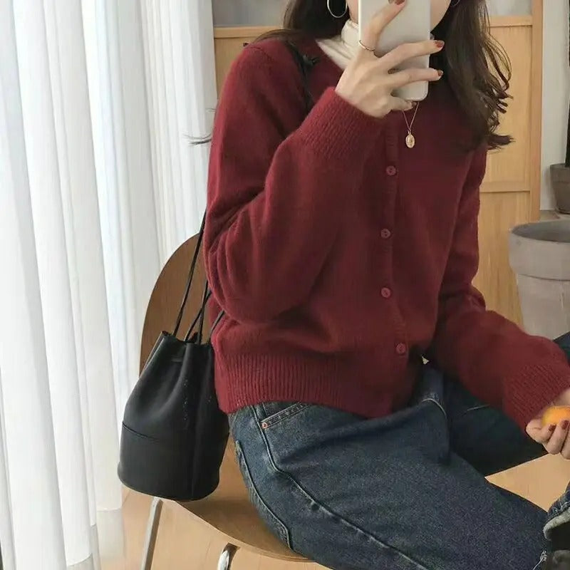 Long Sleeve Cashmere Wool Winter Sweater 4