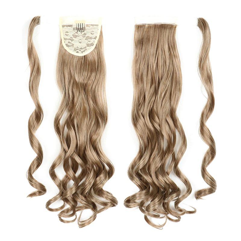 Long Straight Clip-In Ponytail Extension – 22 Inch High-Temperature Fiber for Volume and Length 21
